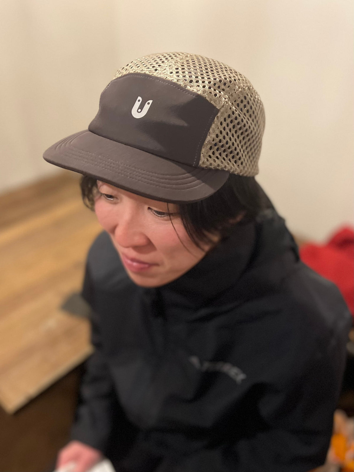 Sato Synthetic Mesh Cap 2 : Color Brown / Khaki
