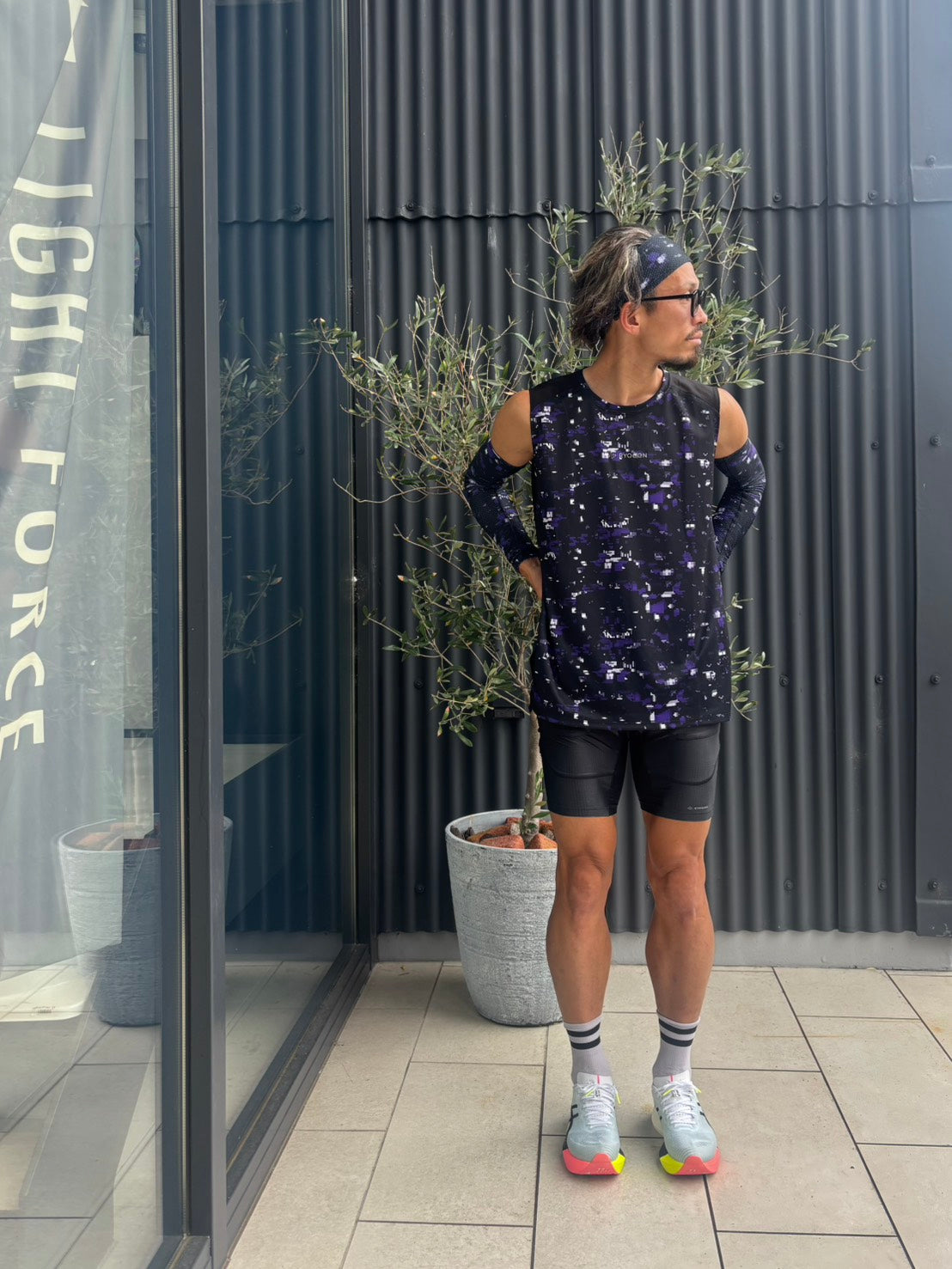 RYOGEN × CONNECTED NIGHTCAMO SLEEVELESS BLACK