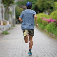 Universal Shorts -Beige　メンズレディースランニングショーツ