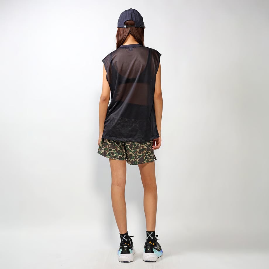 Universal Shorts -Beige　メンズレディースランニングショーツ