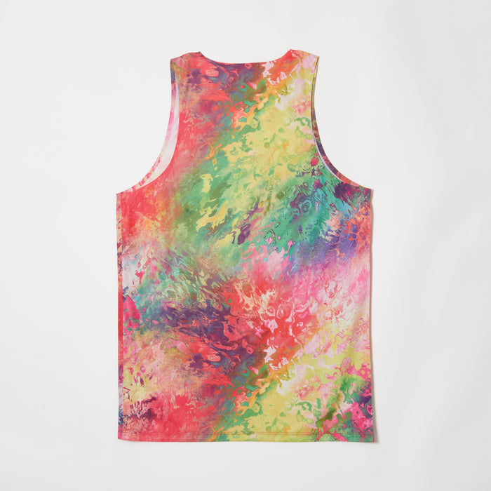 【JINGER】メンズ　シームレスランニングタンクトップ【JM-4029/RED】