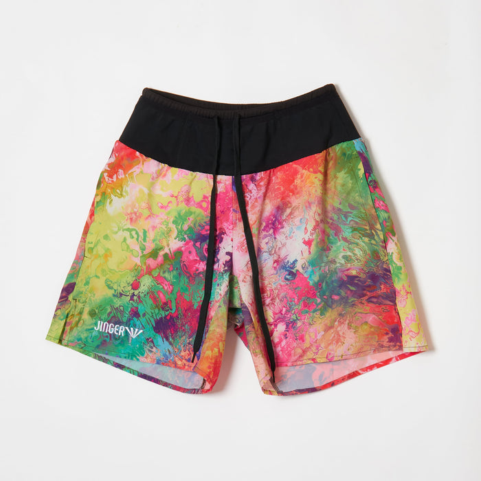 【JINGER】ユニセックス マルチポケット付きランニングパンツ【J-2067/RED】