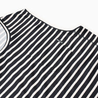 MMA POLARTEC®︎ Border Sleeve-less (Black_White)