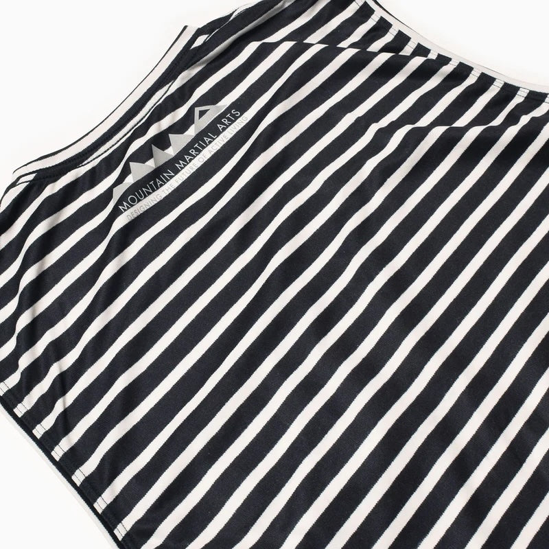MMA POLARTEC®︎ Border Sleeve-less (Black_White)