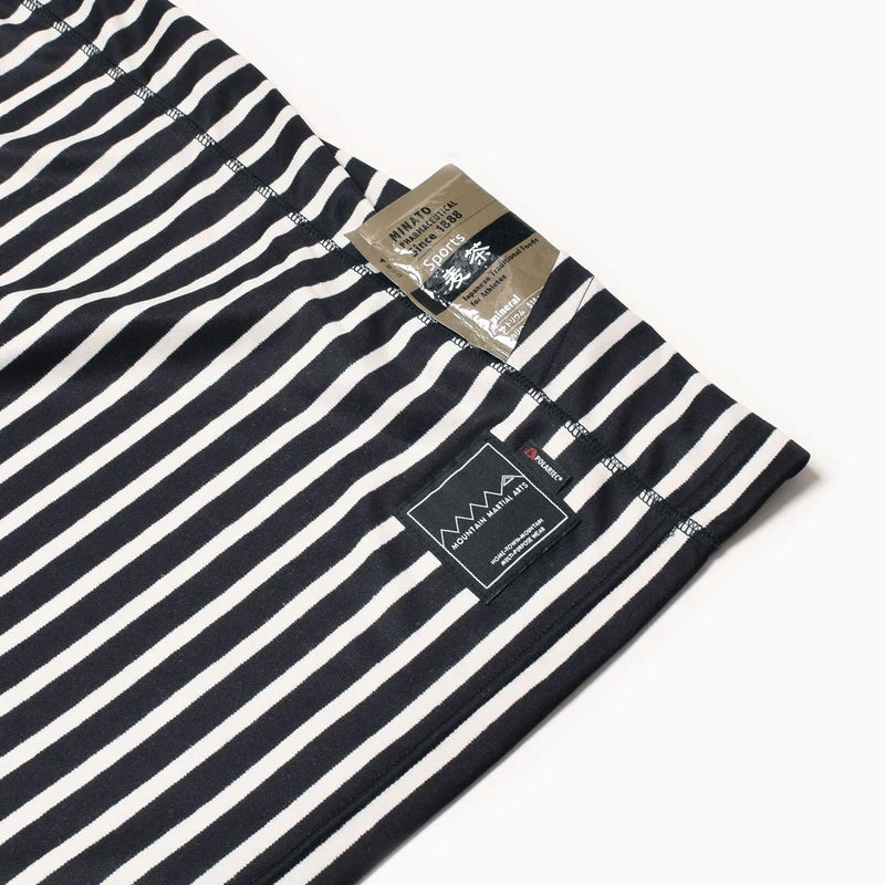 MMA POLARTEC®︎ Border Sleeve-less (Black_White)