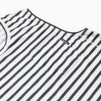 MMA POLARTEC®︎ Border Sleeve-less (White_Navy)