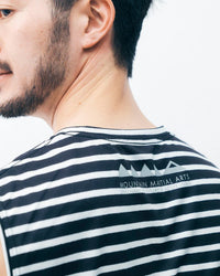 MMA POLARTEC®︎ Border Sleeve-less (White_Navy)