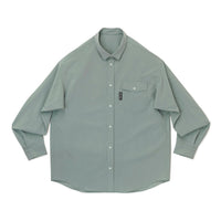 Poly Basic Long Sleeve Shirt　Sage Green