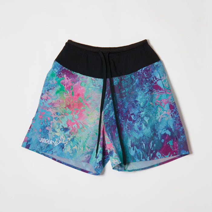 【JINGER】ユニセックス マルチポケット付きランニングパンツ【J-2067/BLU】