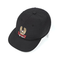 FliteSilk™ 5‑Panel Pinch Cap - Black (Satisfy) -