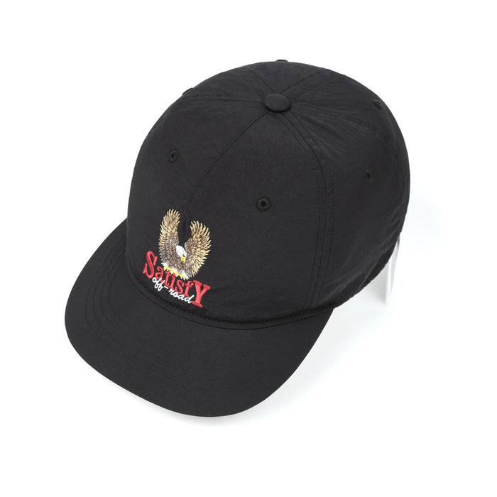 FliteSilk™ 5‑Panel Pinch Cap - Black (Satisfy) -