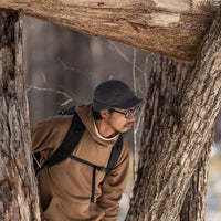 Grid Merino Earmuff Cap Grey