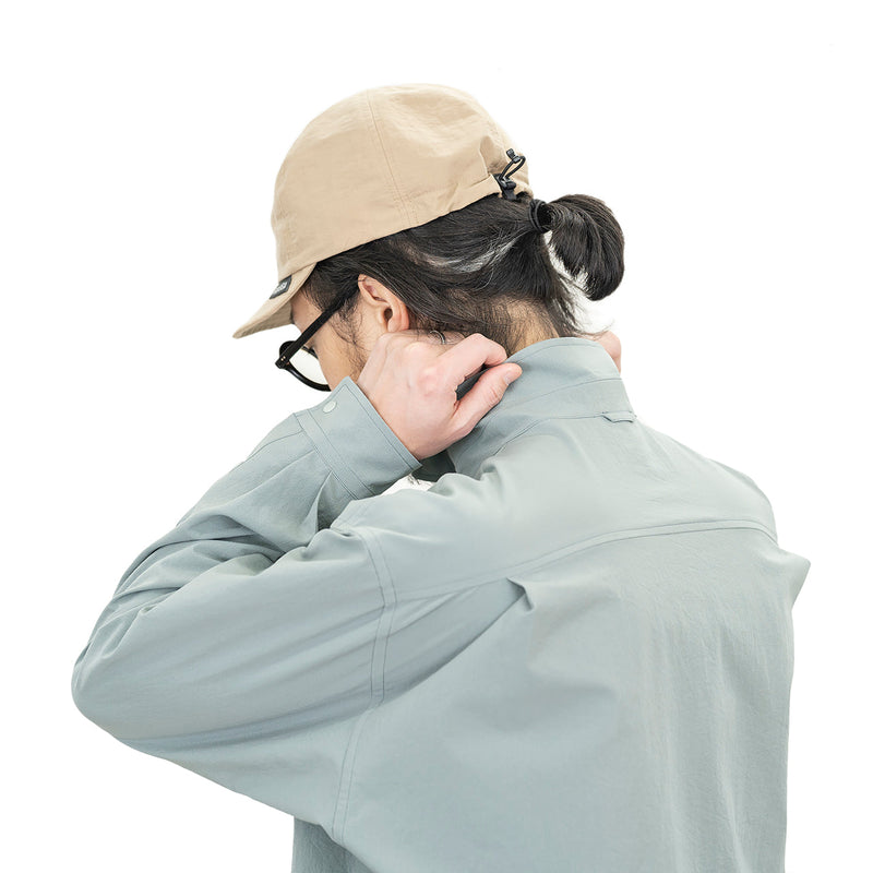 Poly Basic Long Sleeve Shirt　Sage Green