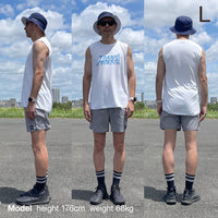 F&M LOGO SLEEVELESS　WH