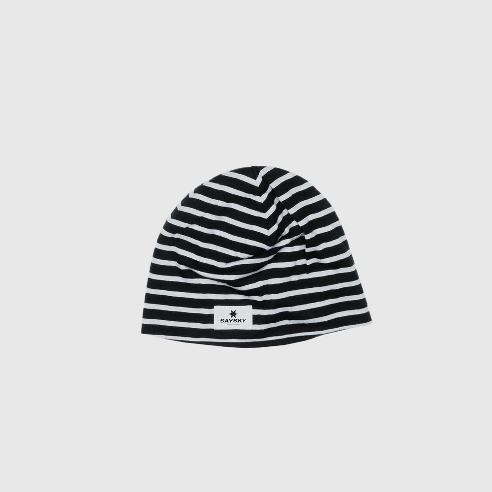 メリノハット  Striped Base 165 Merino Hat - Black/White Stripes [ユニセックス]