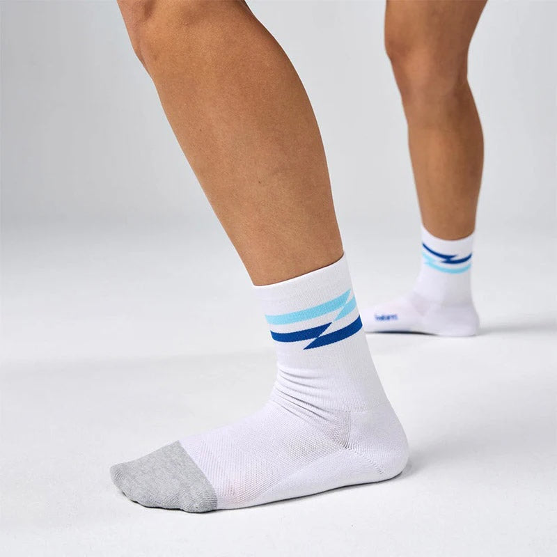 Elite Light Cushion Mini Crew - Men's - white track