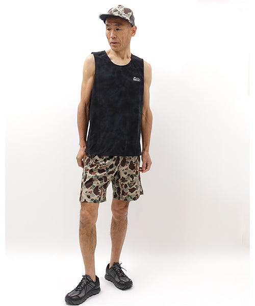 ANTECURSOR TIE DYEING NOSLEEVE　BLACK