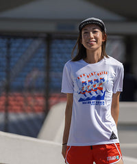 STAMP GRAPHIC RUN TEE (DIRT WAVES)