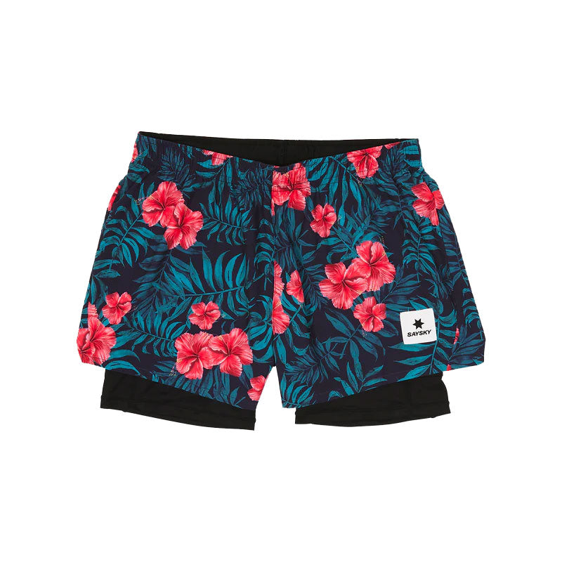 Wmns Flower 2 In 1 Pace Shorts 3'' - Flower [レディーズ]