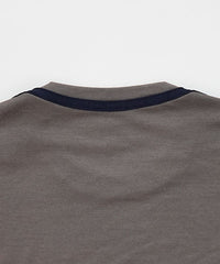 Merino Wool Long Cut Sleeve Utsubushi × Navy