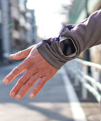 Merino Wool Long Cut Sleeve Utsubushi × Navy