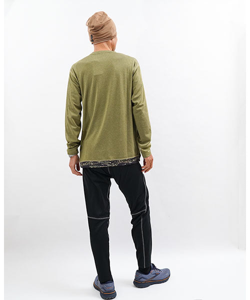 MMA POLARTEC®PowerWoolL/S Tee Fill Green