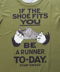 STAMP GRAPHIC RUN TEE (BE A RUNNER)